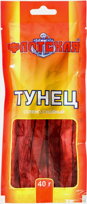 Тунец Флотская cолено-сушеный 40г фото 1