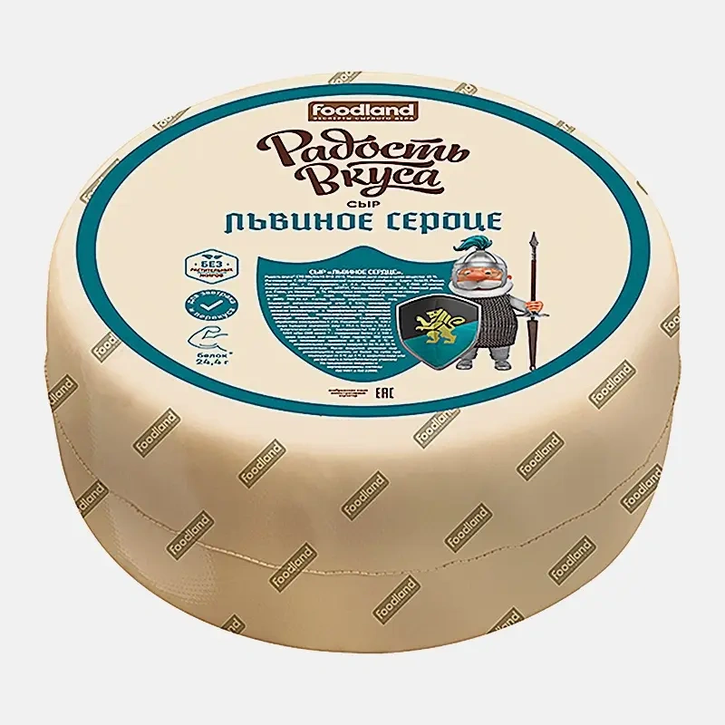 Сыр Львиное сердце Радость вкуса 40% весовой фото 1