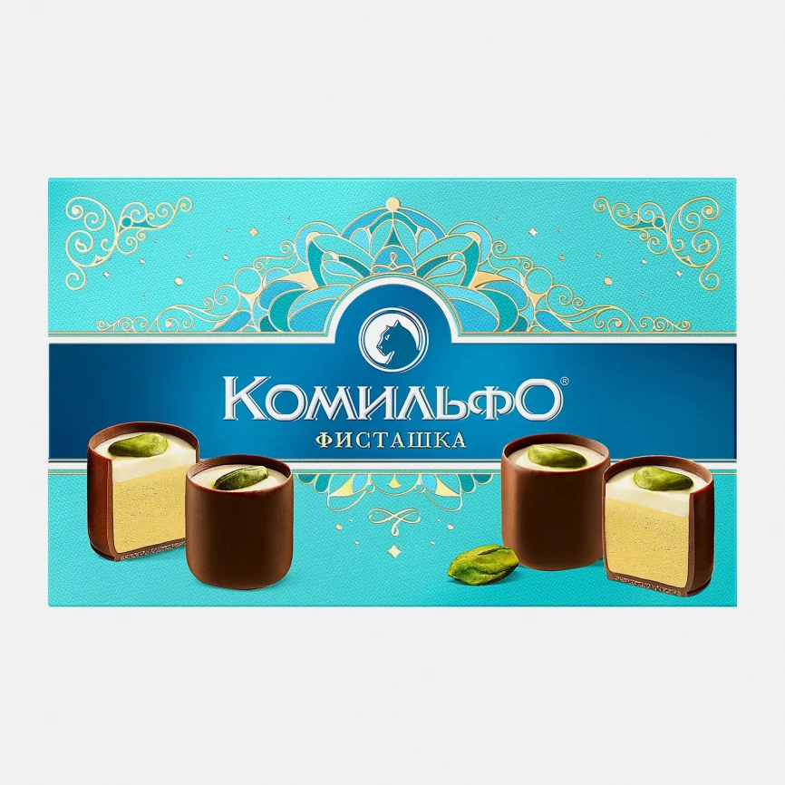 Конфеты шоколадные Фисташка Комильфо 116г фото 1
