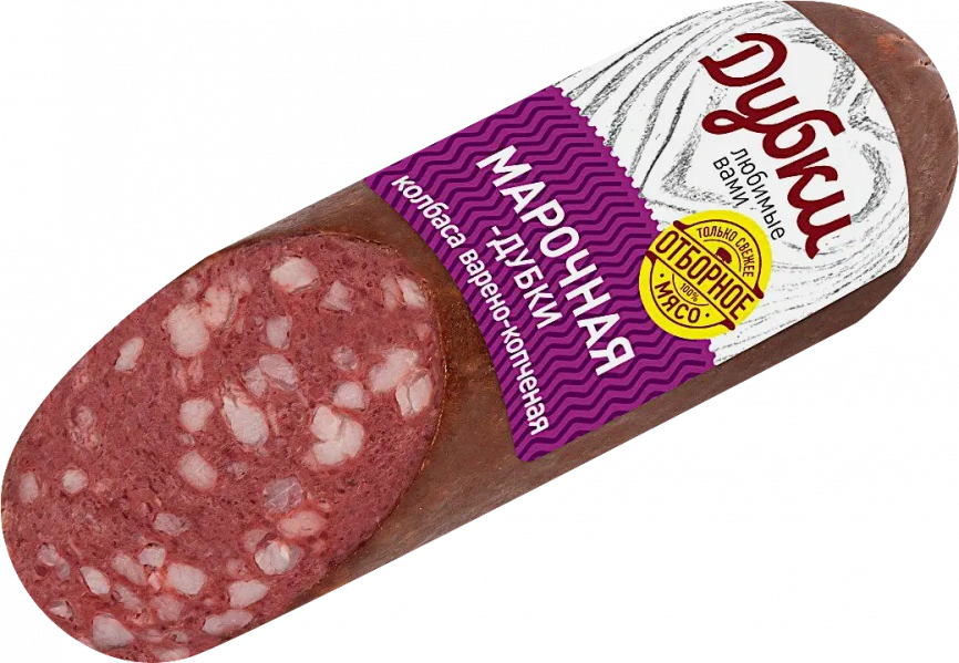 Колбаса Дубки Марочная варено-копченая 300г фото 1