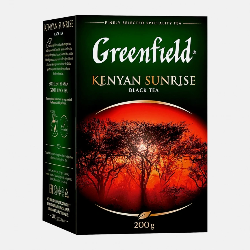 Чай черный Greenfield Kenyan Sunrise 200г фото 2