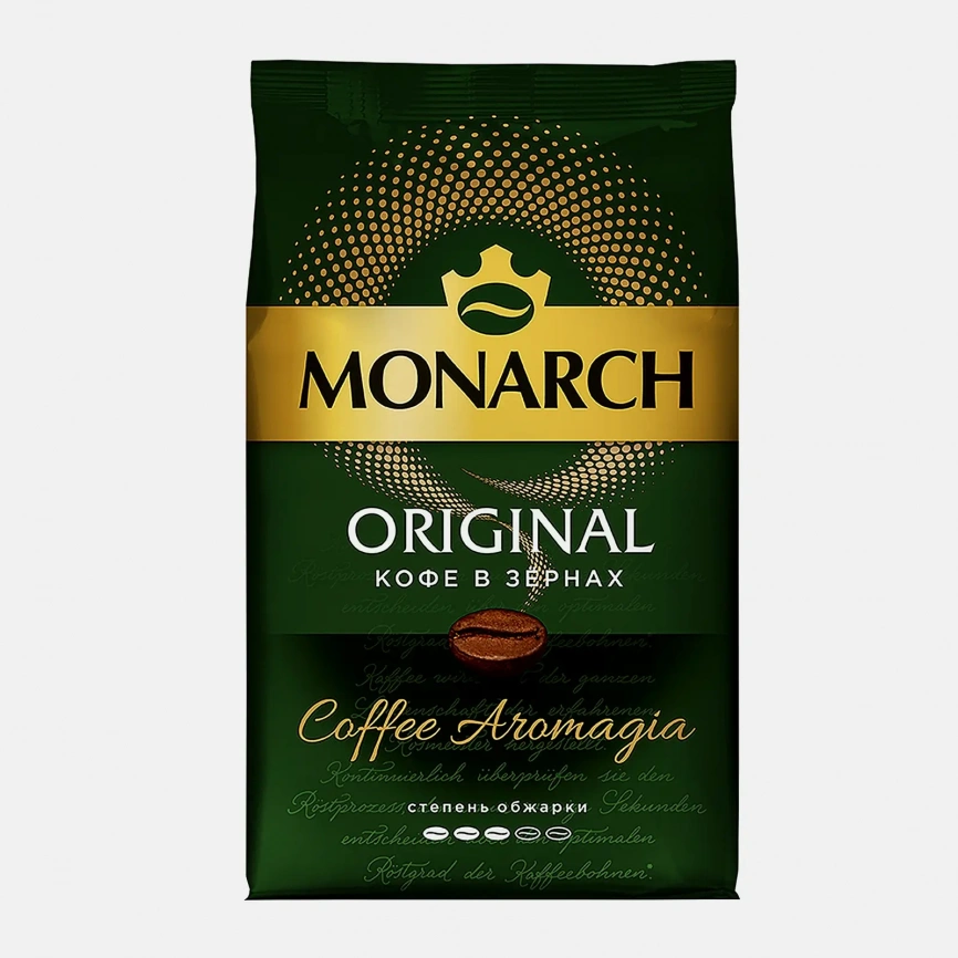 Кофе в зернах натуральный жареный Ориджинал Monarch 800г фото 1