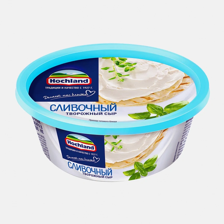 Сыр творожный Hochland сливочный 60% 140г фото 1