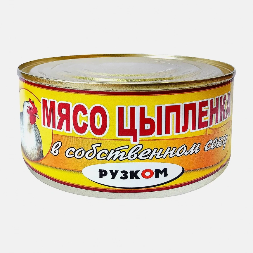 Мясо цыпленка Рузком в собственном соку 325г фото 2