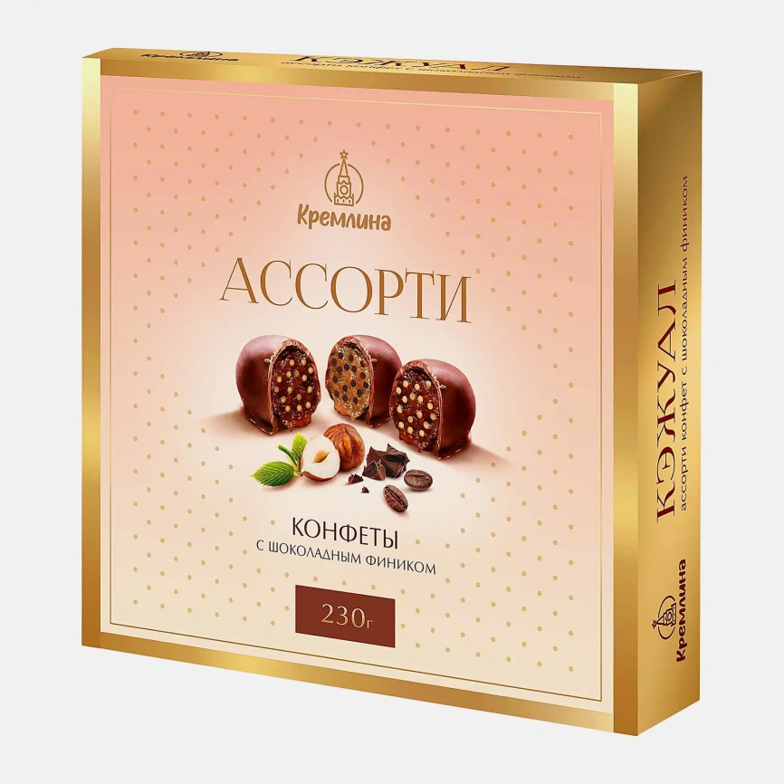 Шоколадные конфеты Кэжуал ассорти с фиником Кремлина 230г фото 2