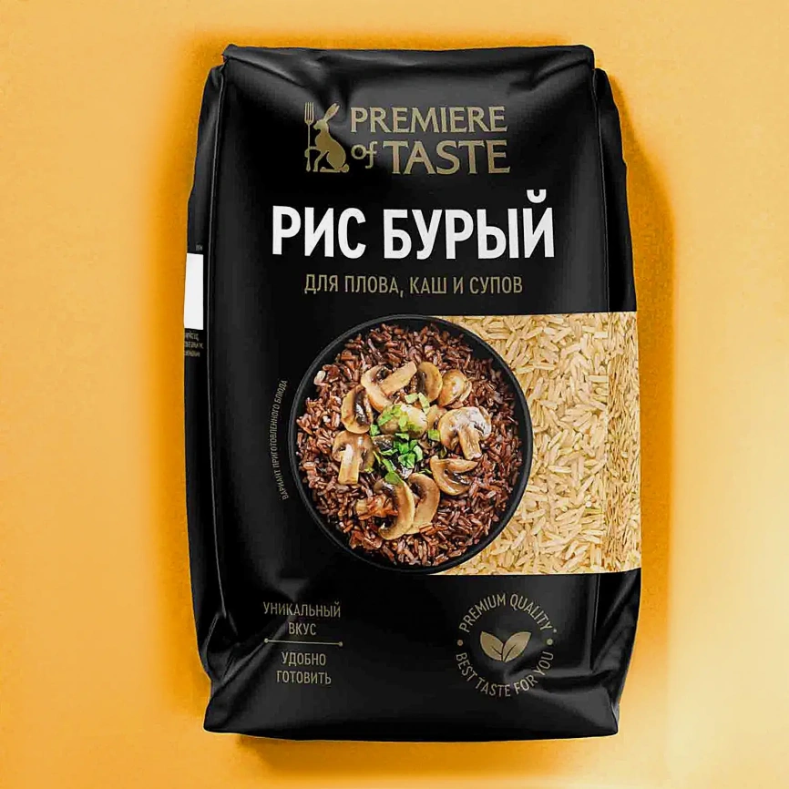 Рис Бурый Premiere of Taste 400г фото 1