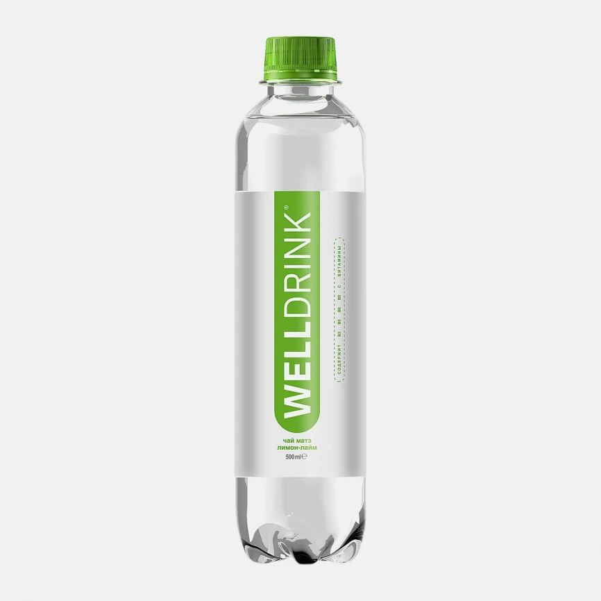 Напиток Welldrinк вкус Чай матэ и лимон-лайм 500мл фото 1
