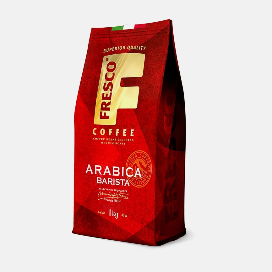Кофе в зернах Fresco Arabica Barista натуральный жареный 1кг фото 2