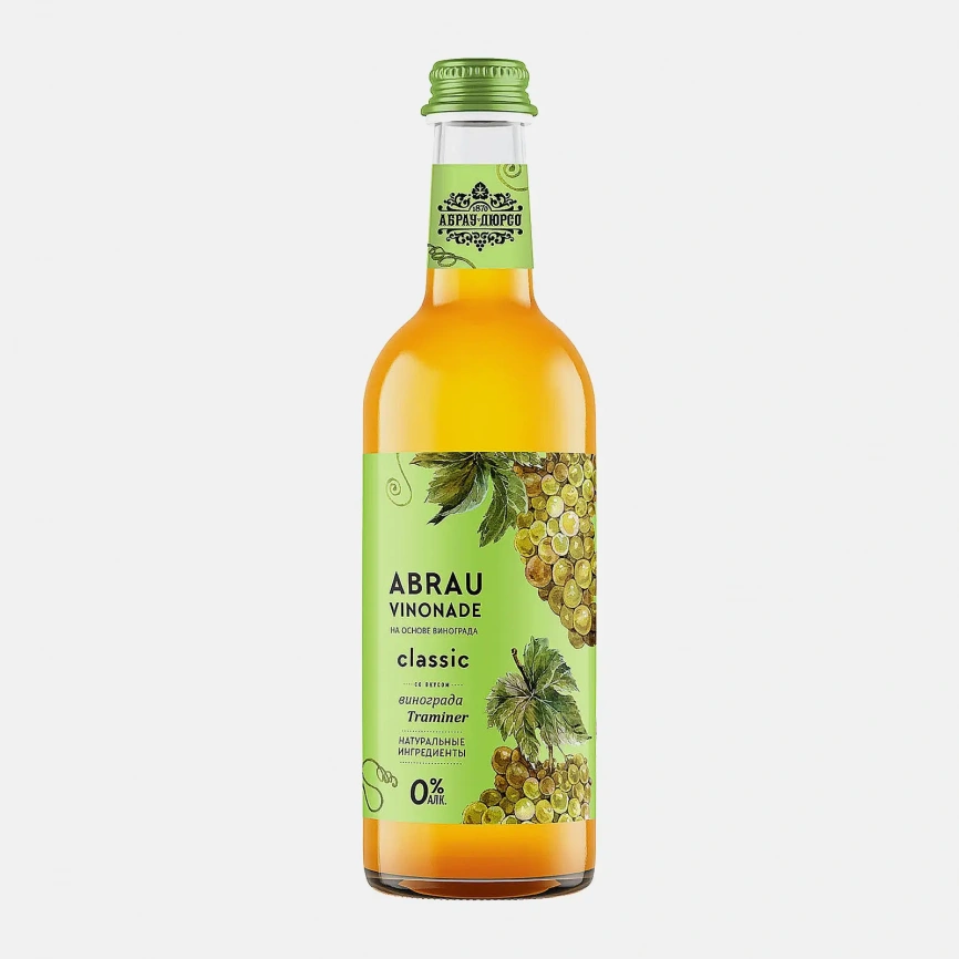 Напиток Vinonade Abrau classic Traminer безалкогольный 375мл фото 1