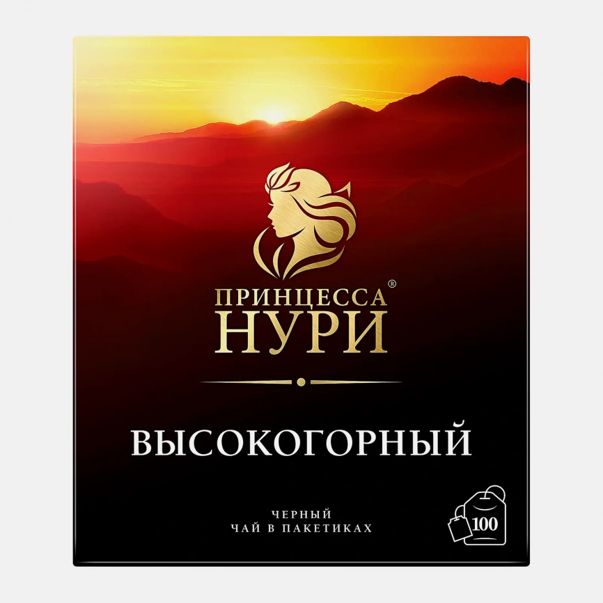 Чай черный Принцесса Нури Высокогорный 100пак фото 1