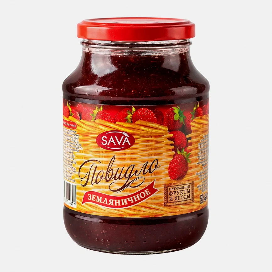 Повидло Сава Земляничное 610г фото 1