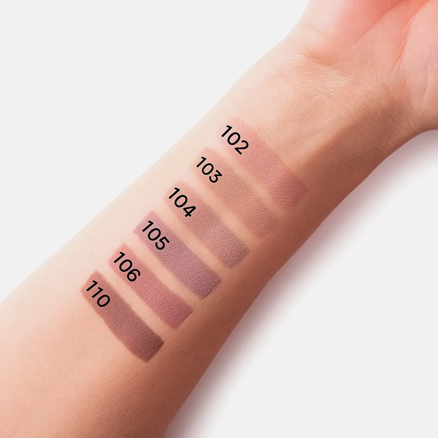 Тени для век Luxvisage Matt Tint Waterproof 12H жидкие тон 110 фото 6