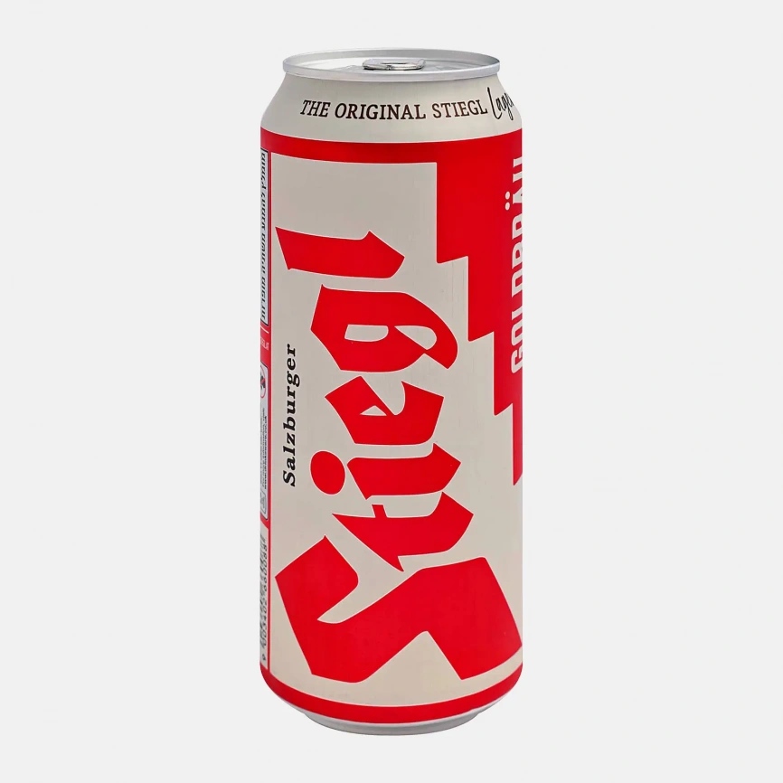 Пиво Stiegl Goldbrau светлое фильтрованное 5% 500мл фото 1