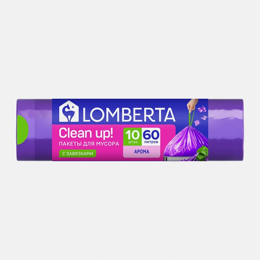 Пакеты для мусора Lomberta Aroma 60л 10шт 15мкм фото 2