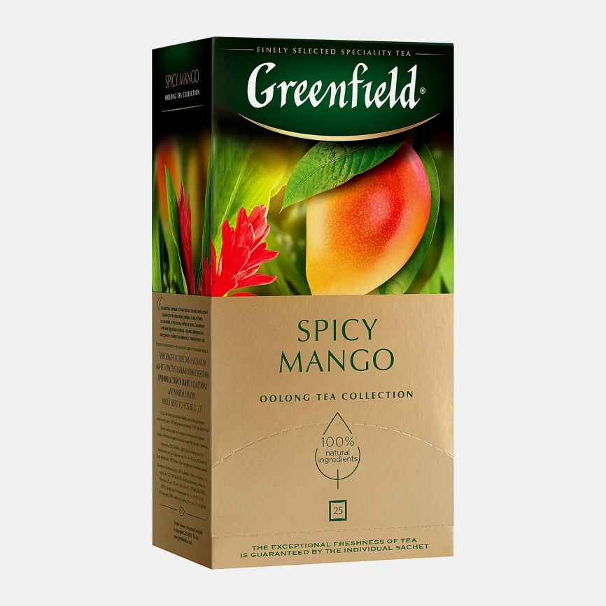 Чай зеленый Greenfield Oolong Spicy Mango 25пак фото 2
