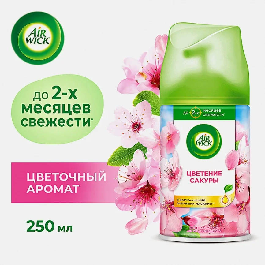 Освежитель воздуха Цветущая сакура Air Wick 250мл фото 2
