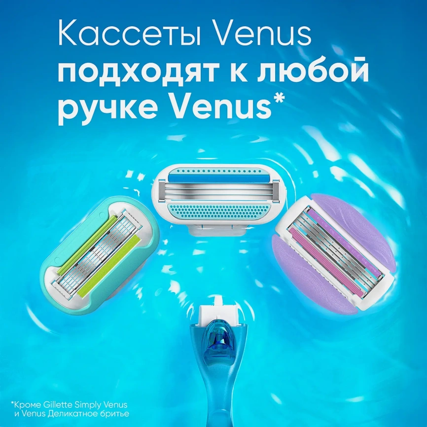 Бритва Gillette Venus женская со сменной кассетой фото 11