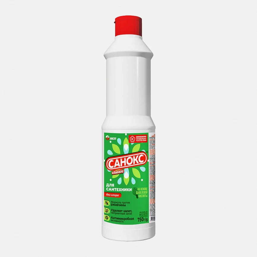 Средство для чистки сантехники Санокс 750г фото 1