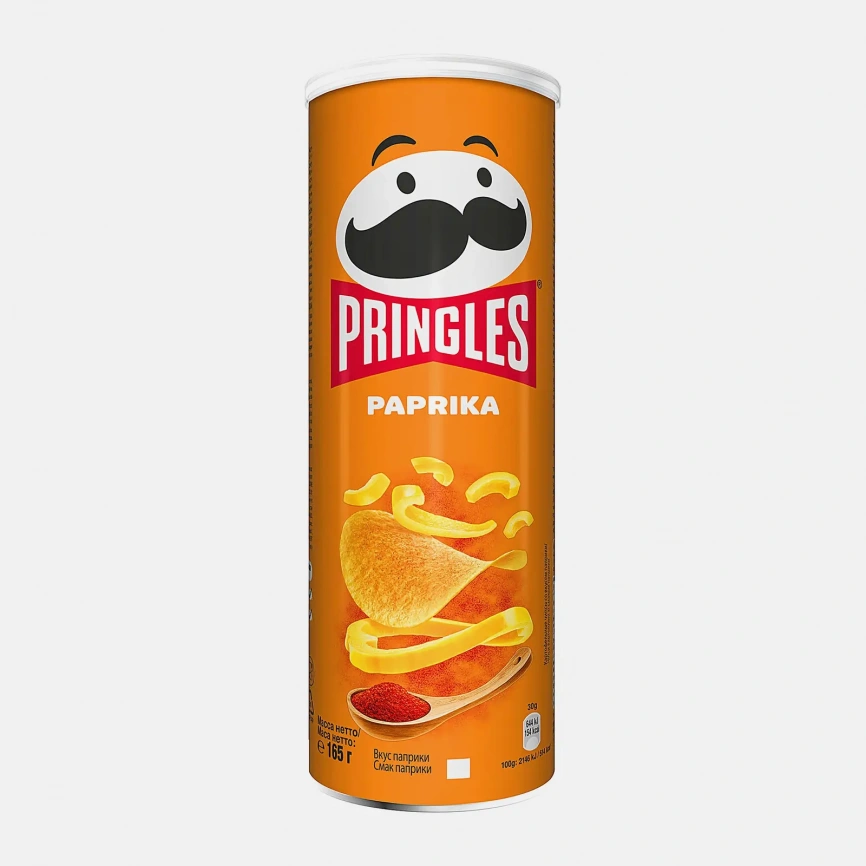 Чипсы Pringles со вкусом паприки 165г фото 1
