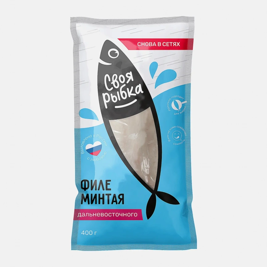Минтай филе на коже Своя Рыбка 400г фото 1