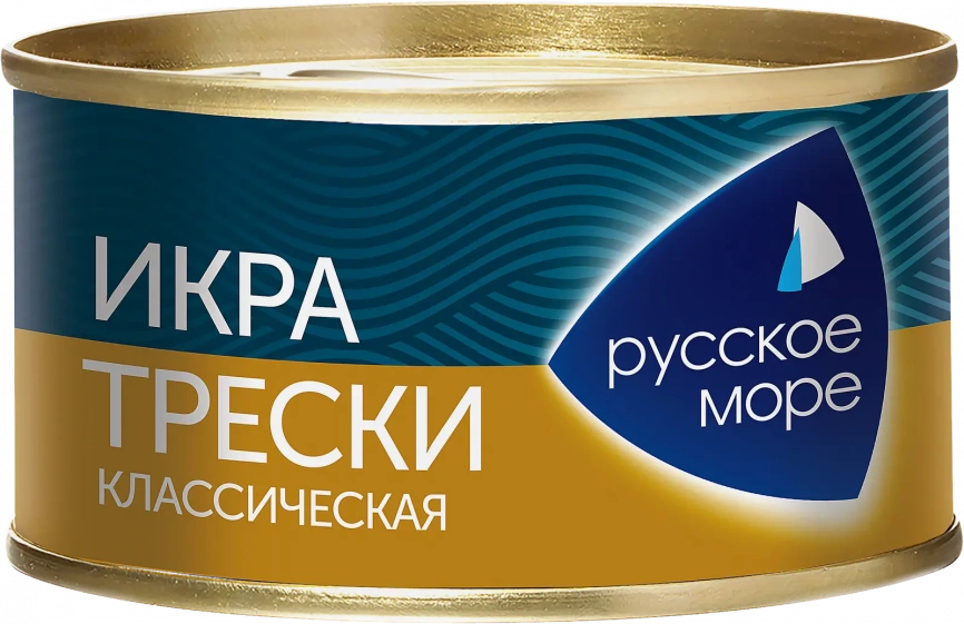 Икра трески классическая Русское Море 130г фото 1