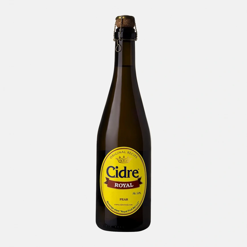 Сидр Cidre Royal яблоко-груша особый полусладкий 5% 750мл фото 1
