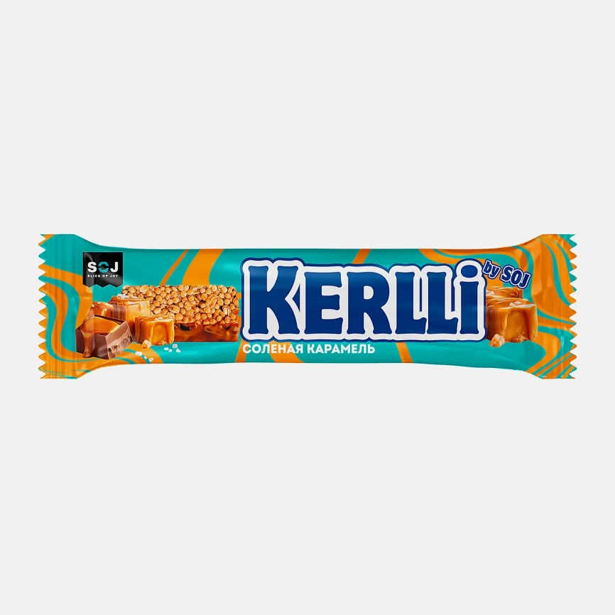 Батончик злаковый с соленой карамелью Soj Kerlli 50г фото 1