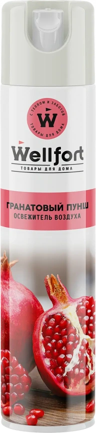 Освежитель воздуха Wellfort Лимонные дольки/Ванильный мокко/Гранатовый пунш 300мл в ассортименте фото 3
