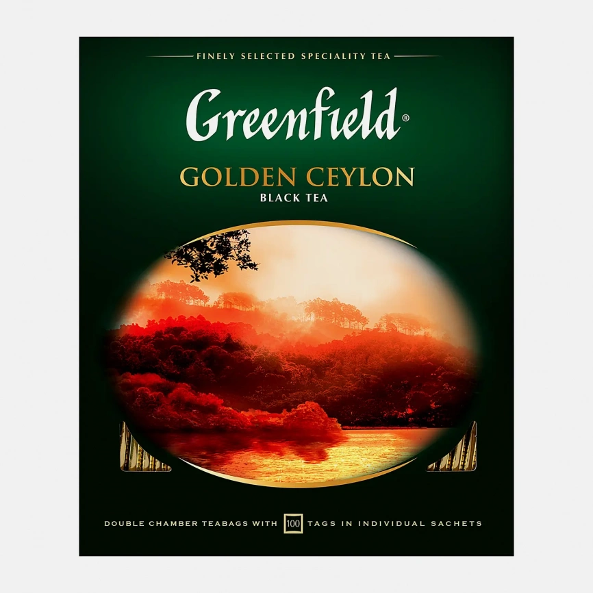 Чай черный Greenfield Golden Ceylon 100пак фото 1