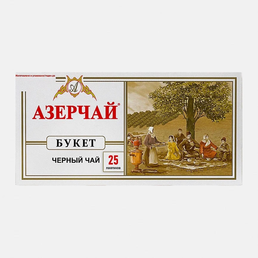 Чай черный Азерчай байховый 25пак 50г фото 1
