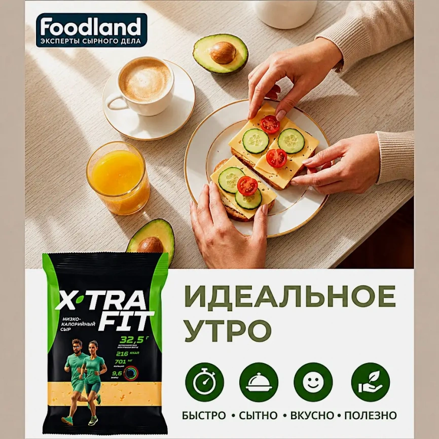 Сыр X-Tra Fit 20% 180г фото 6