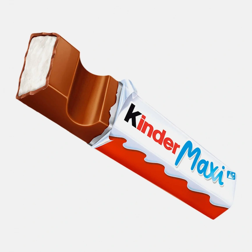 Молочный шоколад Maxi с молочной начинкой Kinder 84г фото 3