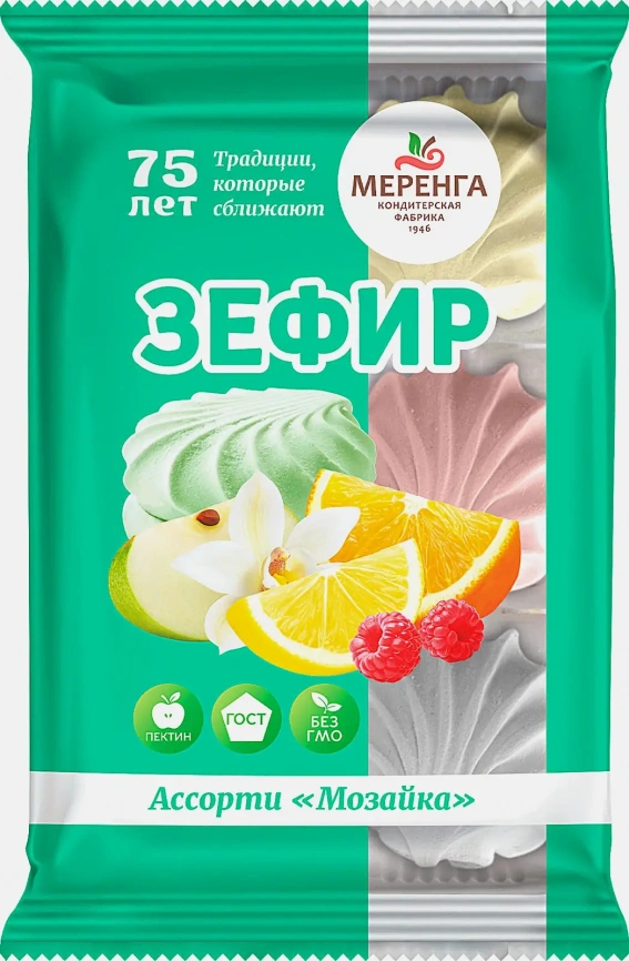 Зефир Мозайка ассорти Меренга 270г фото 2