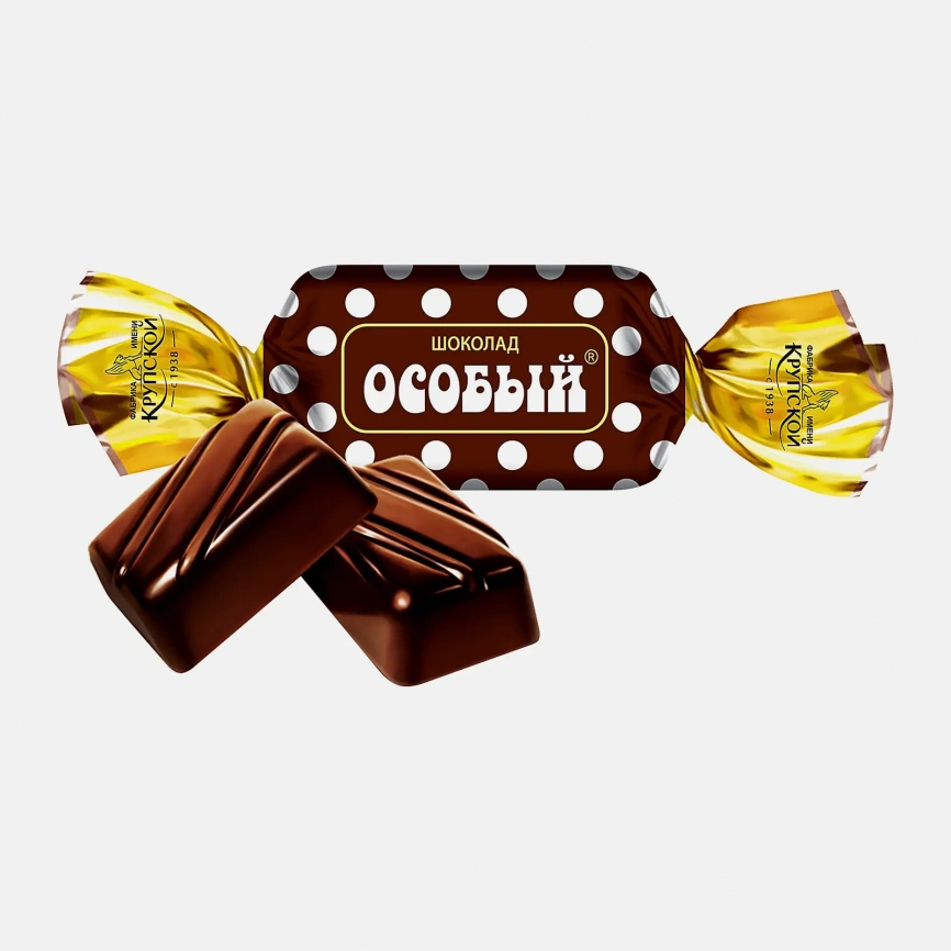Конфеты шоколад темный Особый 200г фото 2