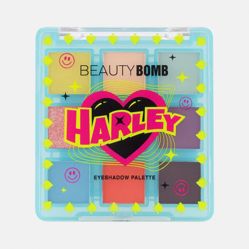 Палетка теней для век Harley тон 01 Beauty Bomb фото 1