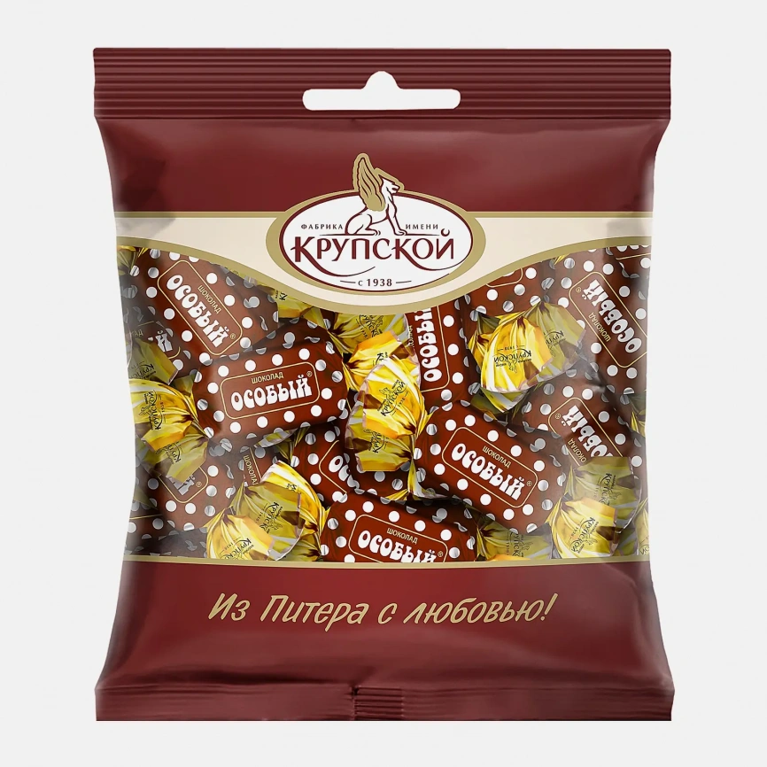 Конфеты шоколад темный Особый 200г фото 1