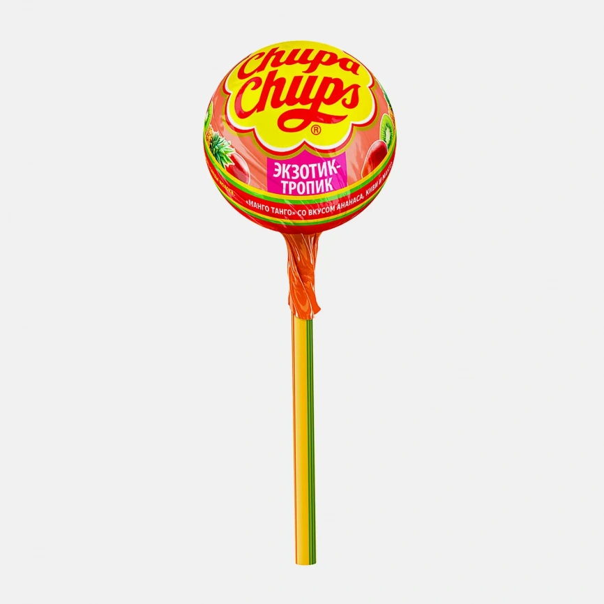 Карамель Экзотик-тропик Chupa Chups 12г фото 1