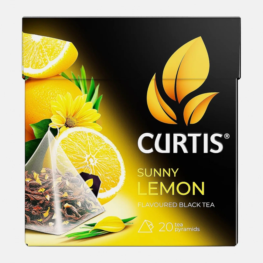 Чай черный Curtis Sunny Lemon 20пир фото 1
