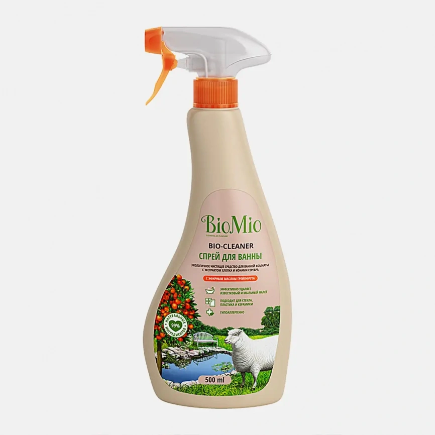Чистящее средство Biomio Bio-Cleaner Грейпфрут-розмарин для ванны 500мл фото 2