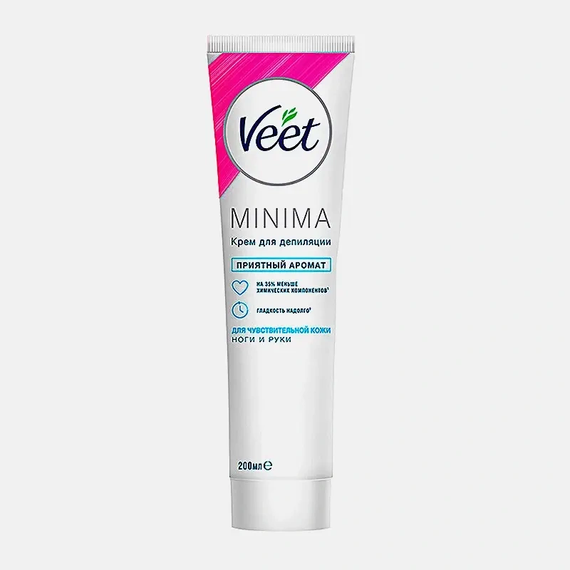 Крем для депиляции Veet Minima для чувствительной кожи 200мл фото 2
