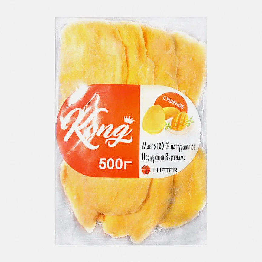 Манго Kong сушеное 500г фото 1