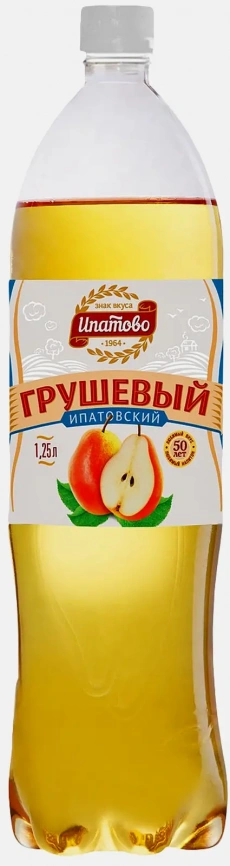 Напиток Ипатово Груша 1.25л фото 1