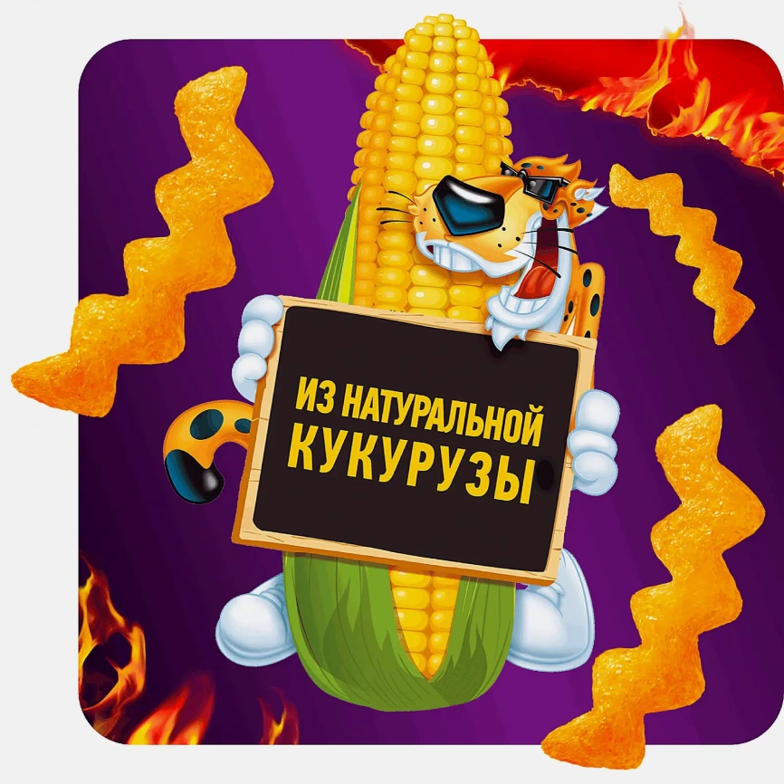 Кукурузные палочки Cheetos Сладкий чили 70г фото 3