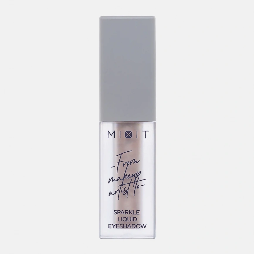 Жидкие тени для век сияющие тон 02 Mixit Make Up фото 2