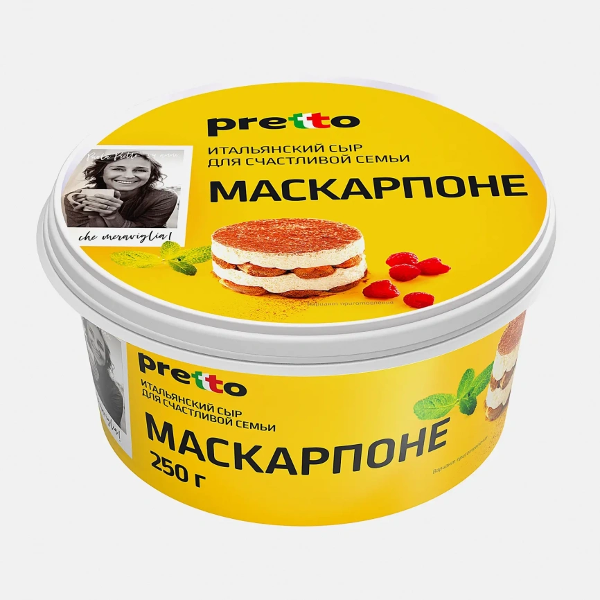 Сыр Pretto Маскарпоне 80% 250г фото 1