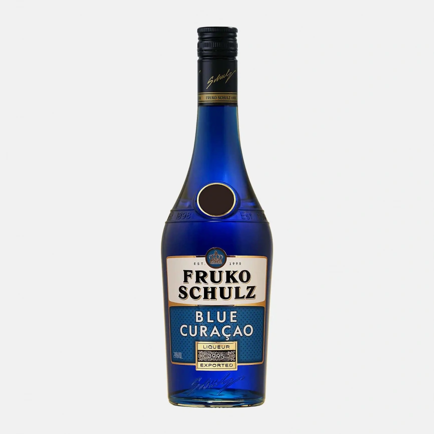Ликёр десертный Blue Curacao Fruko Schulz 24% 700мл фото 1