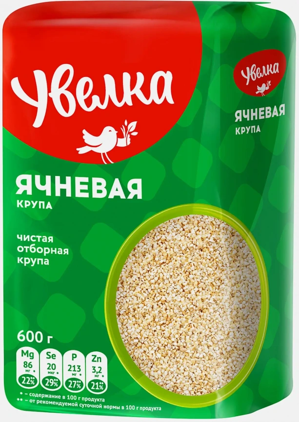 Крупа Увелка Ячневая отборная 600г фото 2