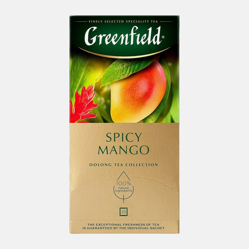 Чай зеленый Greenfield Oolong Spicy Mango 25пак фото 1
