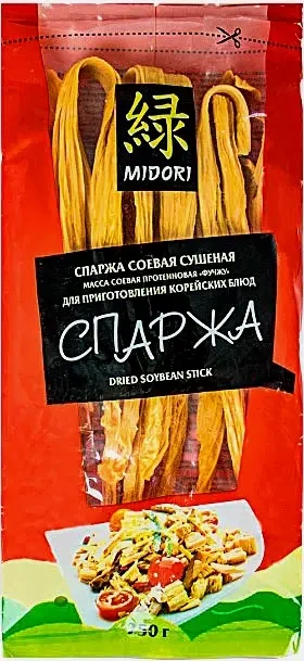 Спаржа Midori соевая сушеная 250г фото 1