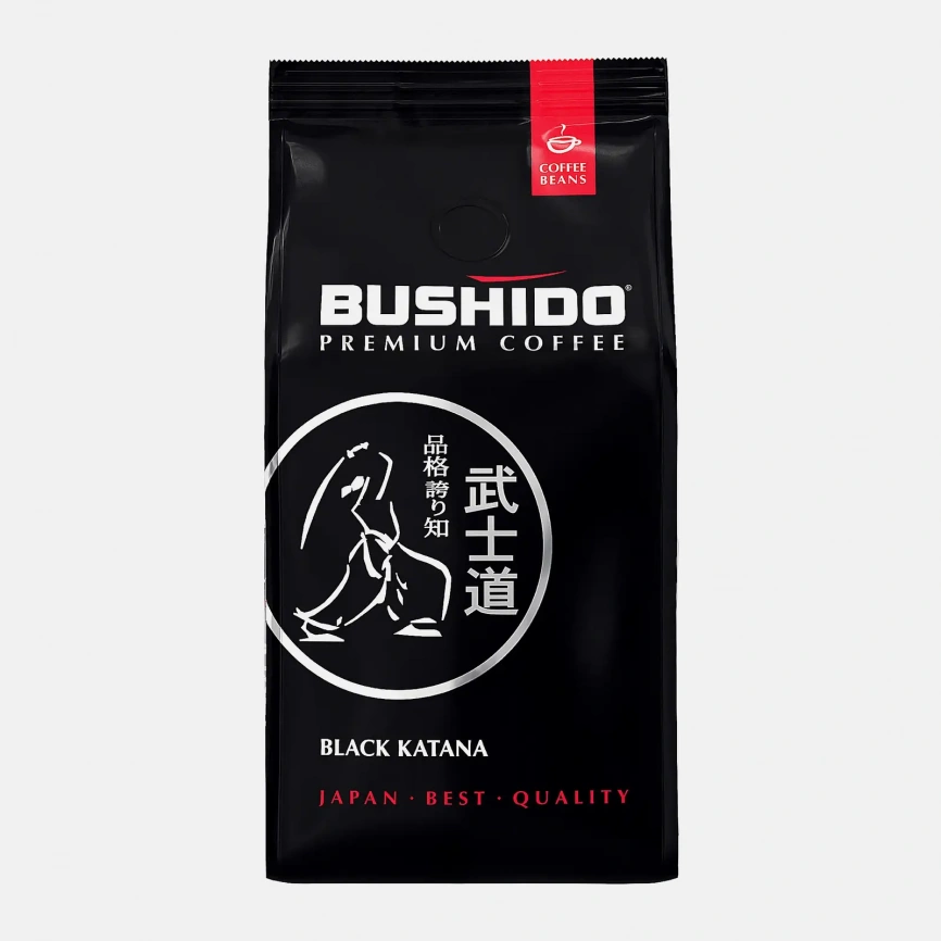 Кофе в зернах Bushido Black Katana 227г фото 1